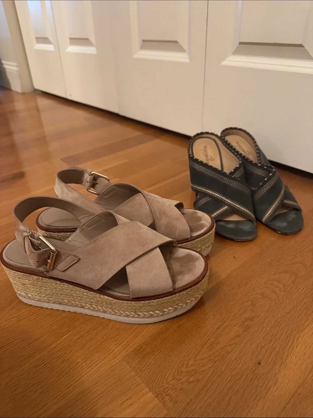Women’s Taupe Espadrille Platform Sandals